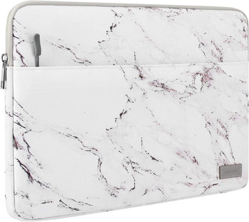 MoKo 11 Inch Tablet Sleeve Bag Carrying Case Fits iPad air 5 10.9 inch 2022, iPad Pro 11 2021-2018, iPad 9/8/7th Gen 10.2, iPad Air 4 10.9/Air 3 10.5, Tab S8 11"/Tab A 10.1, Tab S6, Marble